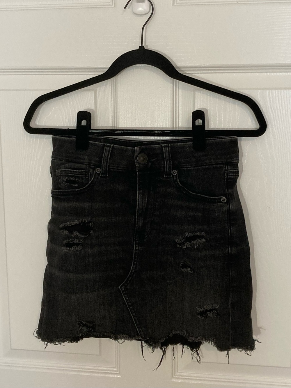 American Eagle black Jean skirt